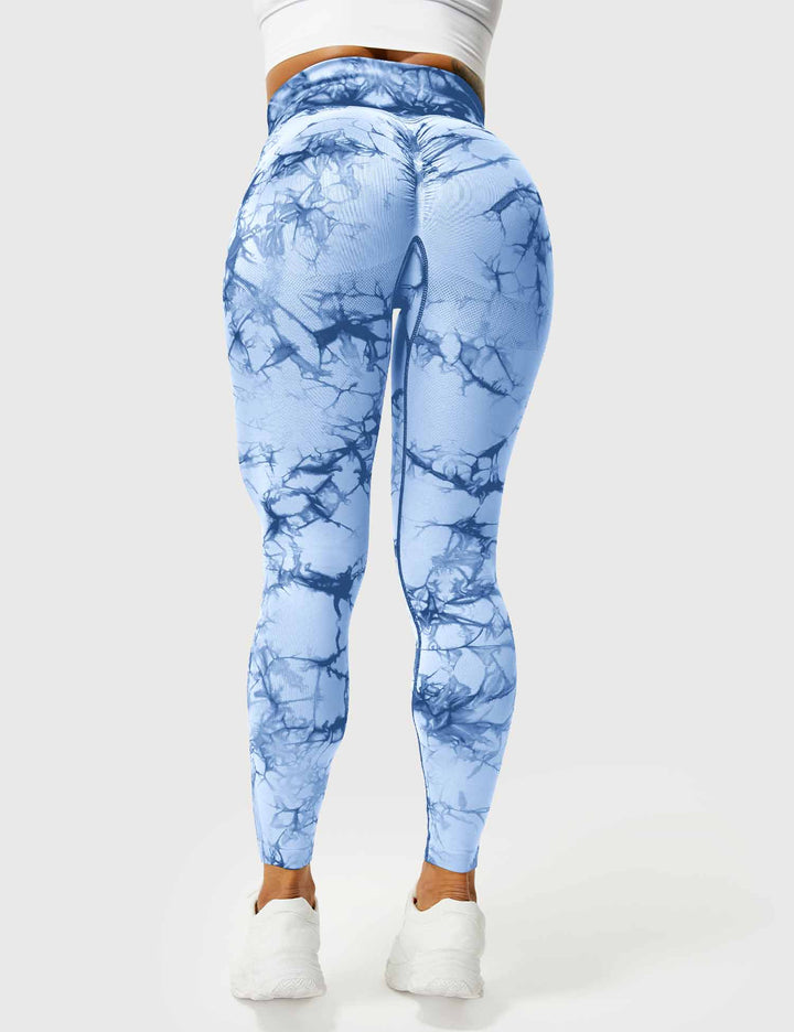 PROFESSIONAL TIE DYE - High-Waisted Scrunch Butt Leggings