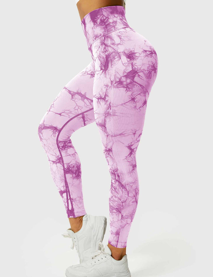 PROFESSIONAL TIE DYE - High-Waisted Scrunch Butt Leggings