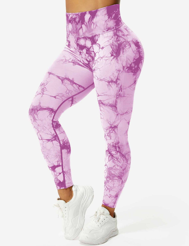 PROFESSIONAL TIE DYE - High-Waisted Scrunch Butt Leggings