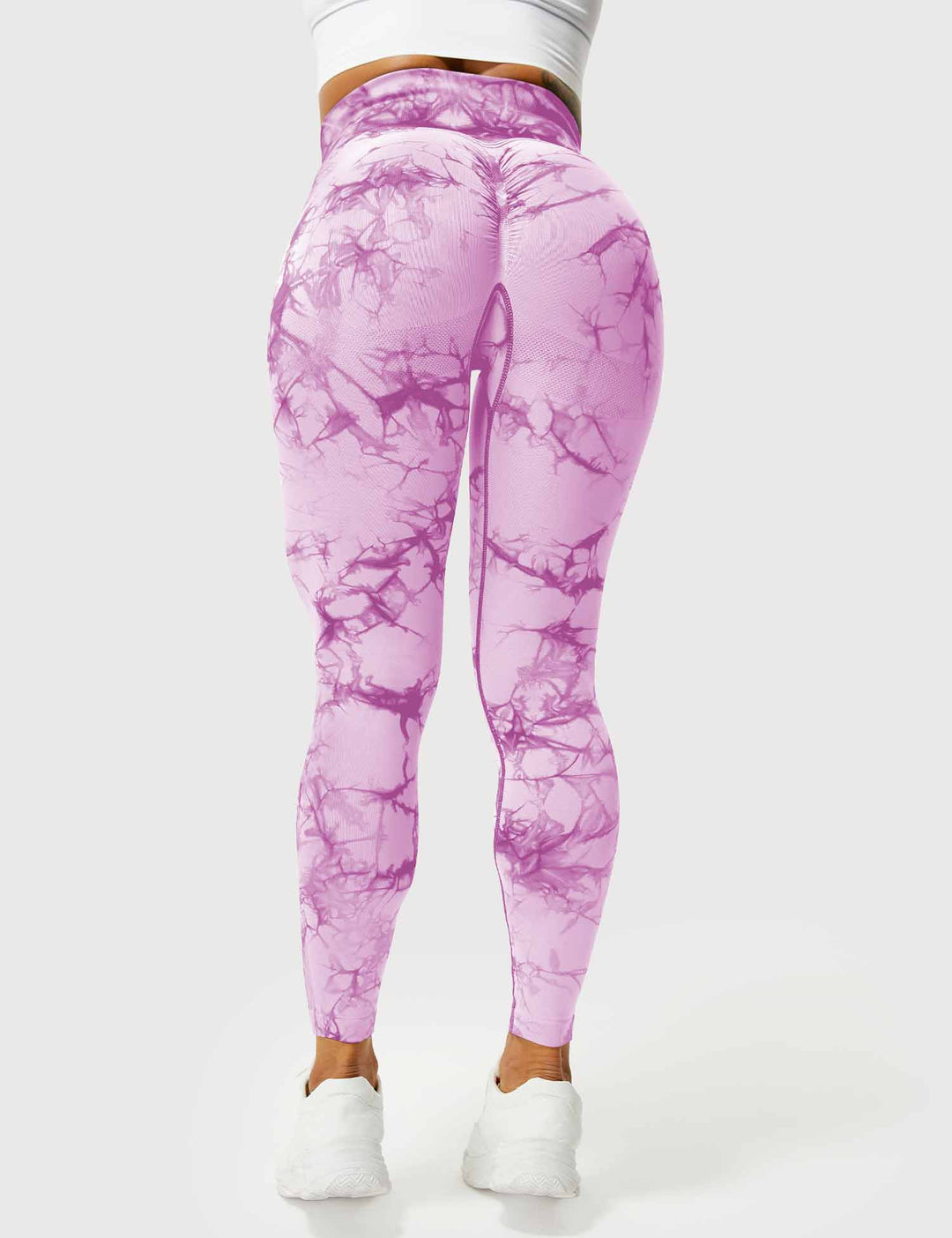 PROFESSIONAL TIE DYE - High-Waisted Scrunch Butt Leggings