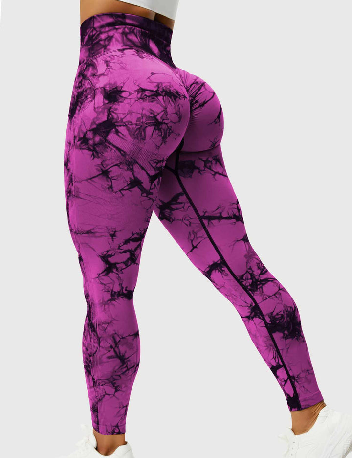 PROFESSIONAL TIE DYE - High-Waisted Scrunch Butt Leggings