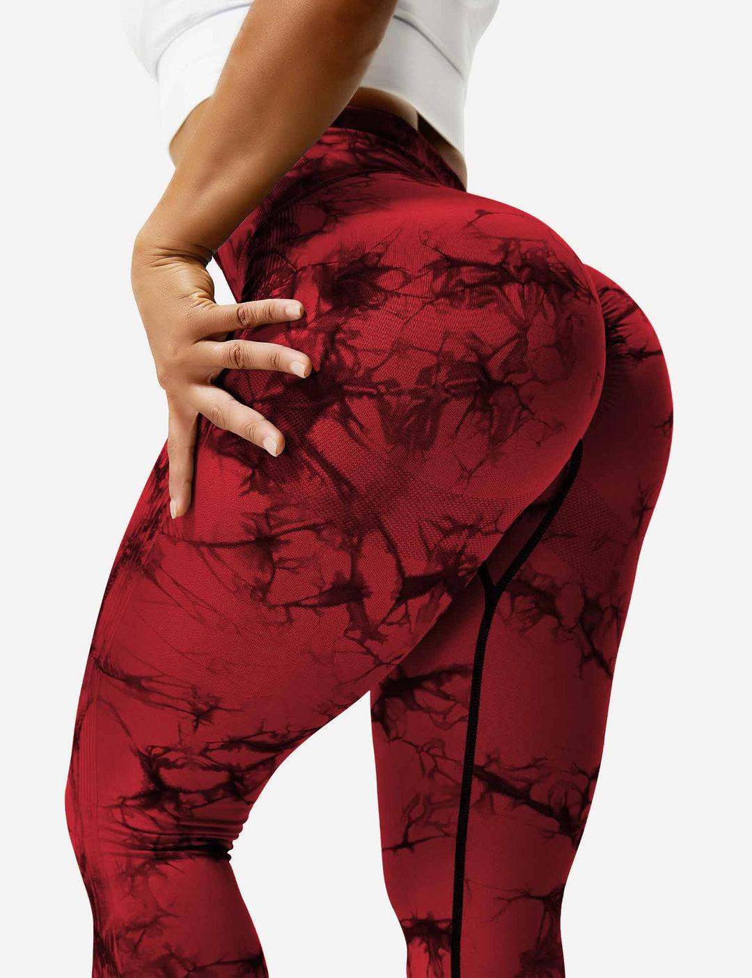 PROFESSIONAL TIE DYE - High-Waisted Scrunch Butt Leggings