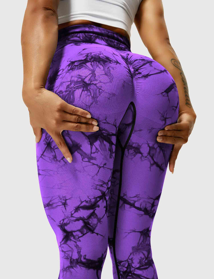 PROFESSIONAL TIE DYE - High-Waisted Scrunch Butt Leggings