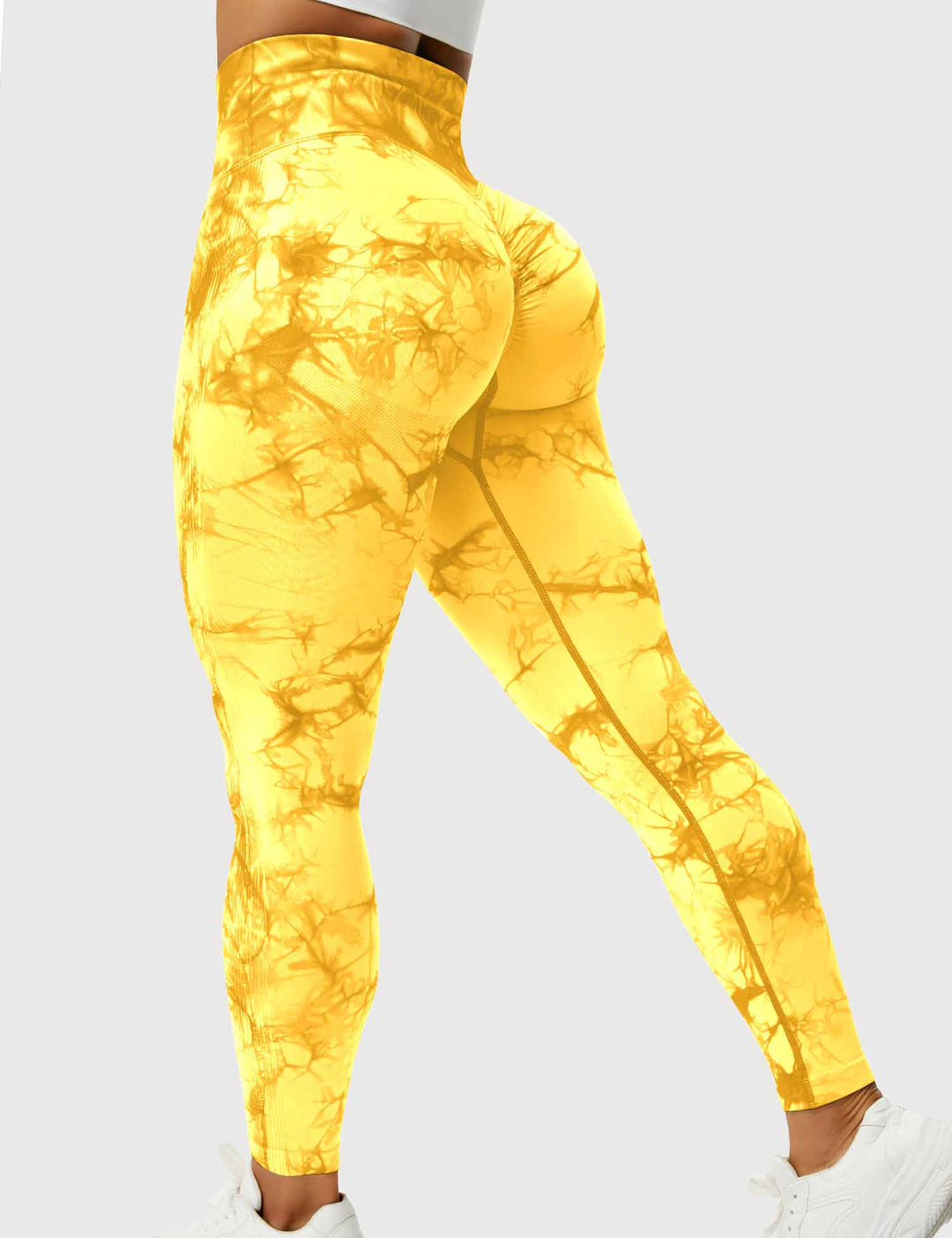 PROFESSIONAL TIE DYE - High-Waisted Scrunch Butt Leggings