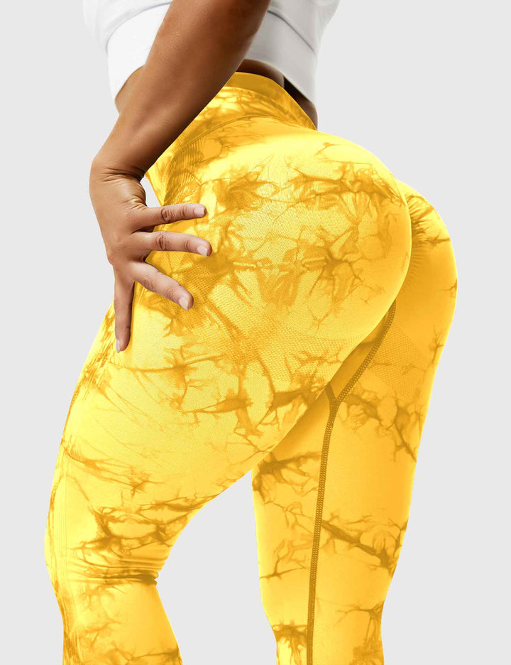 PROFESSIONAL TIE DYE - High-Waisted Scrunch Butt Leggings