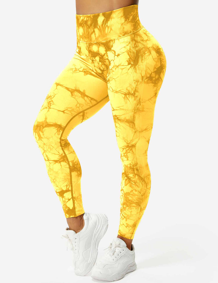 PROFESSIONAL TIE DYE - High-Waisted Scrunch Butt Leggings