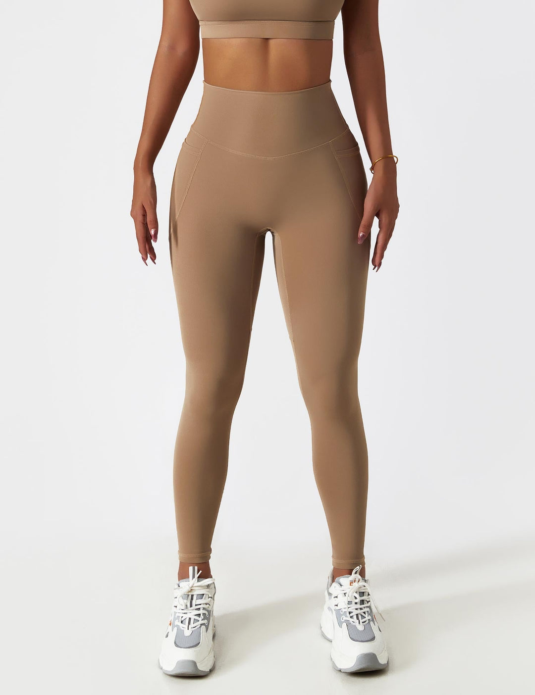 Athléva Luxe Activewear Set | Asymmetrical One-Shoulder Top with High-Waisted Shorts or Leggings