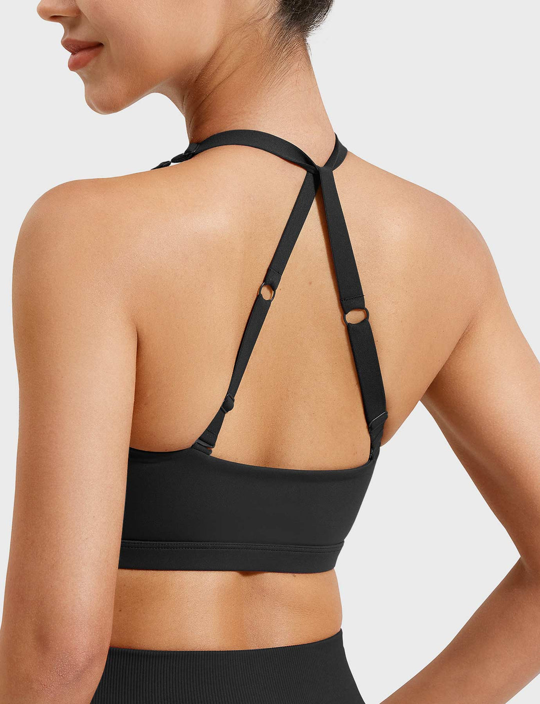 TwistFit Luxe Sports Bra | Flattering Twist Front & Adjustable Straps for Versatile Support