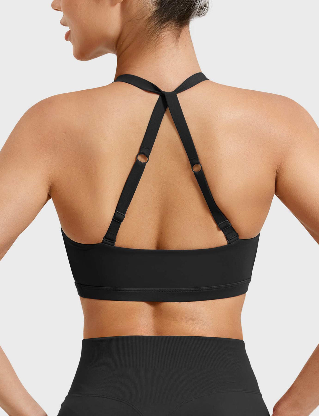 TwistFit Luxe Sports Bra | Flattering Twist Front & Adjustable Straps for Versatile Support