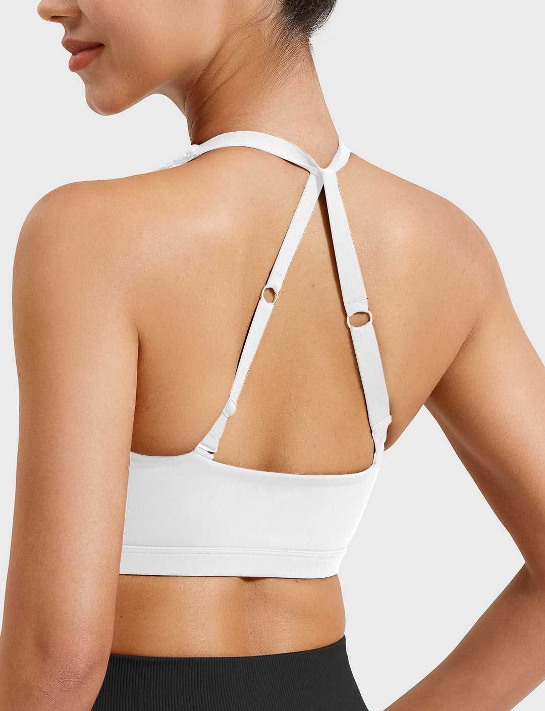 TwistFit Luxe Sports Bra | Flattering Twist Front & Adjustable Straps for Versatile Support