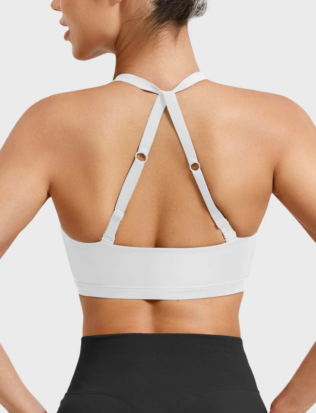 TwistFit Luxe Sports Bra | Flattering Twist Front & Adjustable Straps for Versatile Support