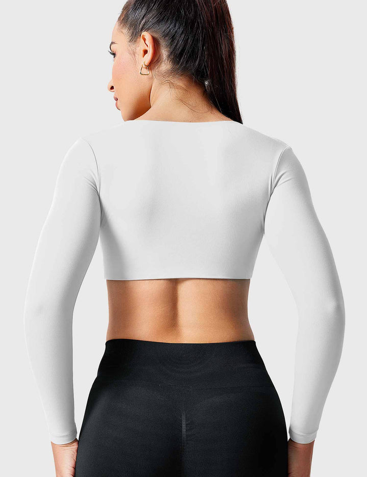 TwistFit V-Neck Sports Top | Sexy Cross Knot Design for Activewear & Casual Style