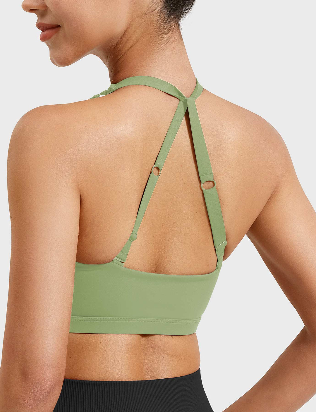 TwistFit Luxe Sports Bra | Flattering Twist Front & Adjustable Straps for Versatile Support