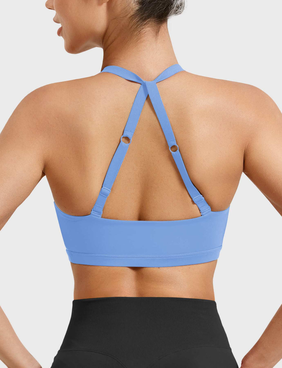 TwistFit Luxe Sports Bra | Flattering Twist Front & Adjustable Straps for Versatile Support