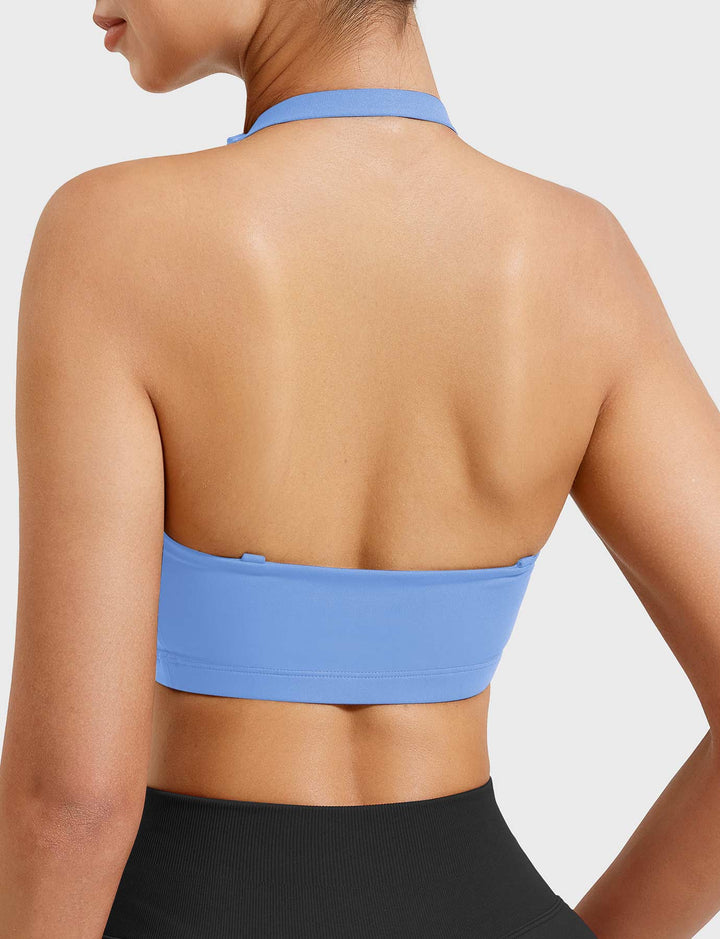 TwistFit Luxe Sports Bra | Flattering Twist Front & Adjustable Straps for Versatile Support