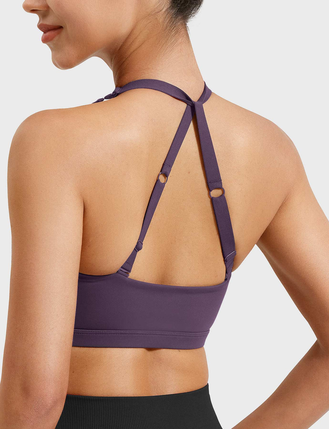 TwistFit Luxe Sports Bra | Flattering Twist Front & Adjustable Straps for Versatile Support