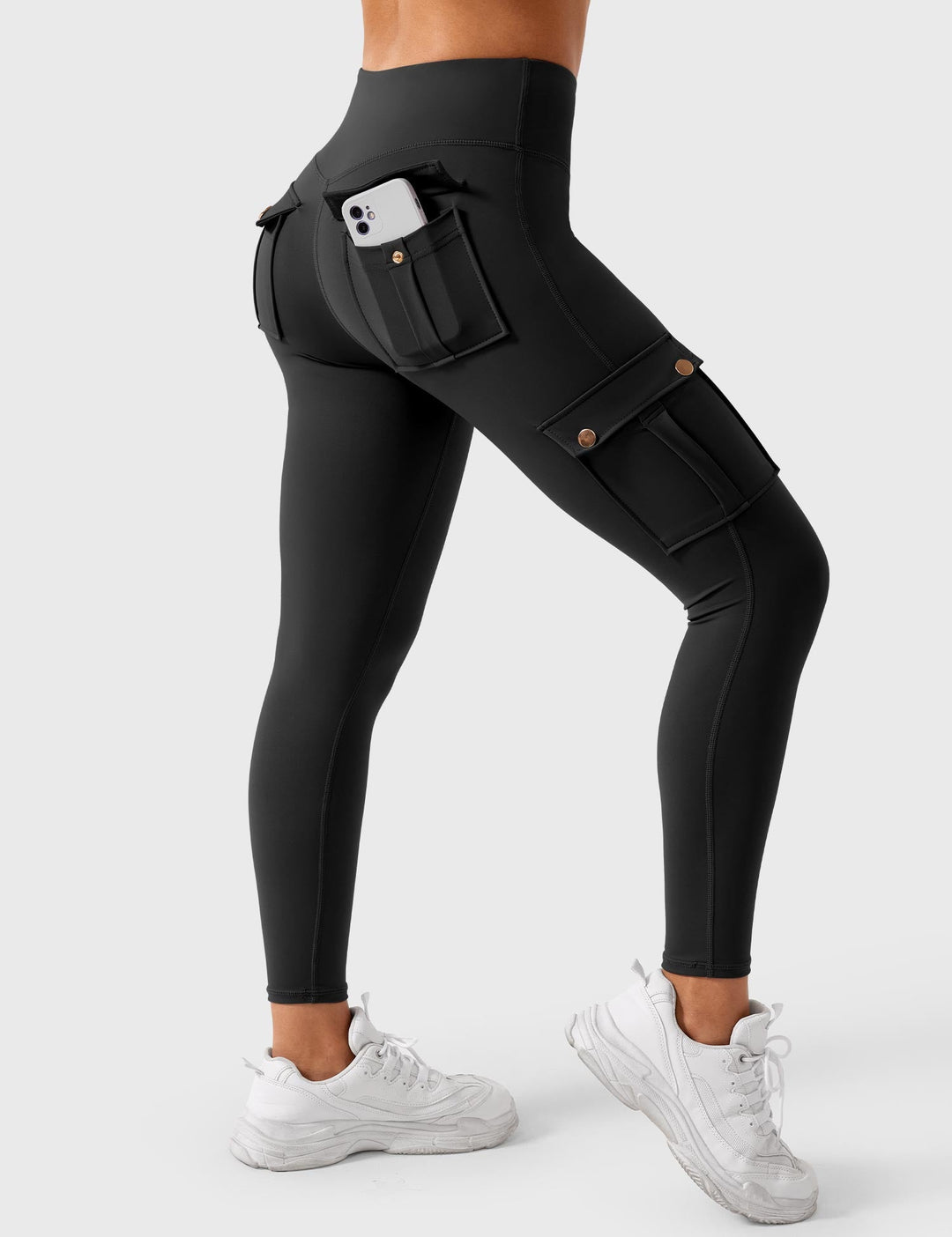 CARGO FLEX - High-Waisted Compression Workout Leggings with Pockets