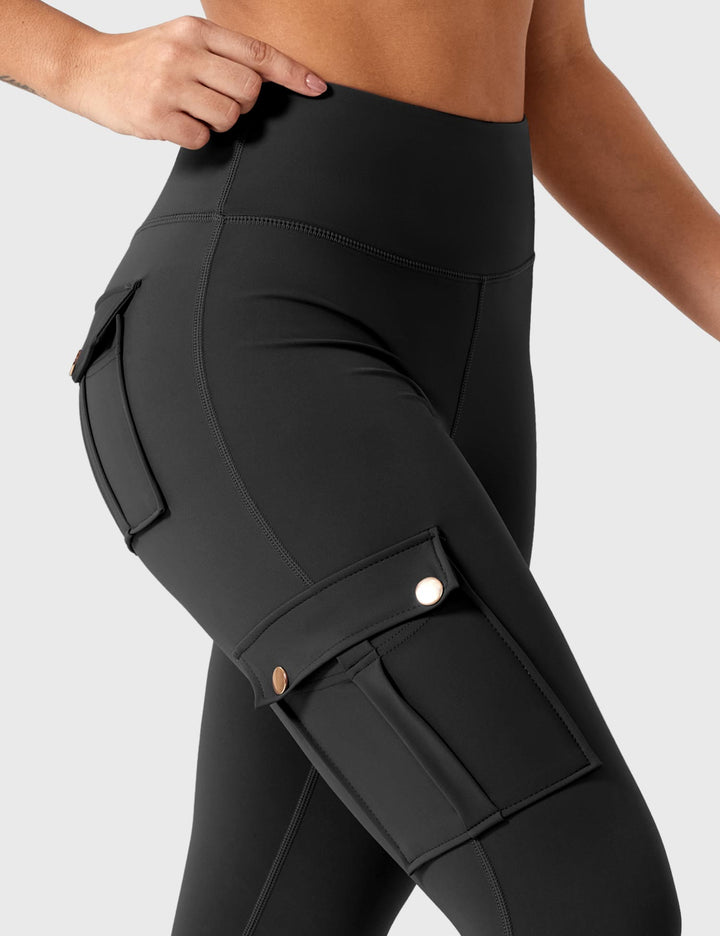 CARGO FLEX - High-Waisted Compression Workout Leggings with Pockets